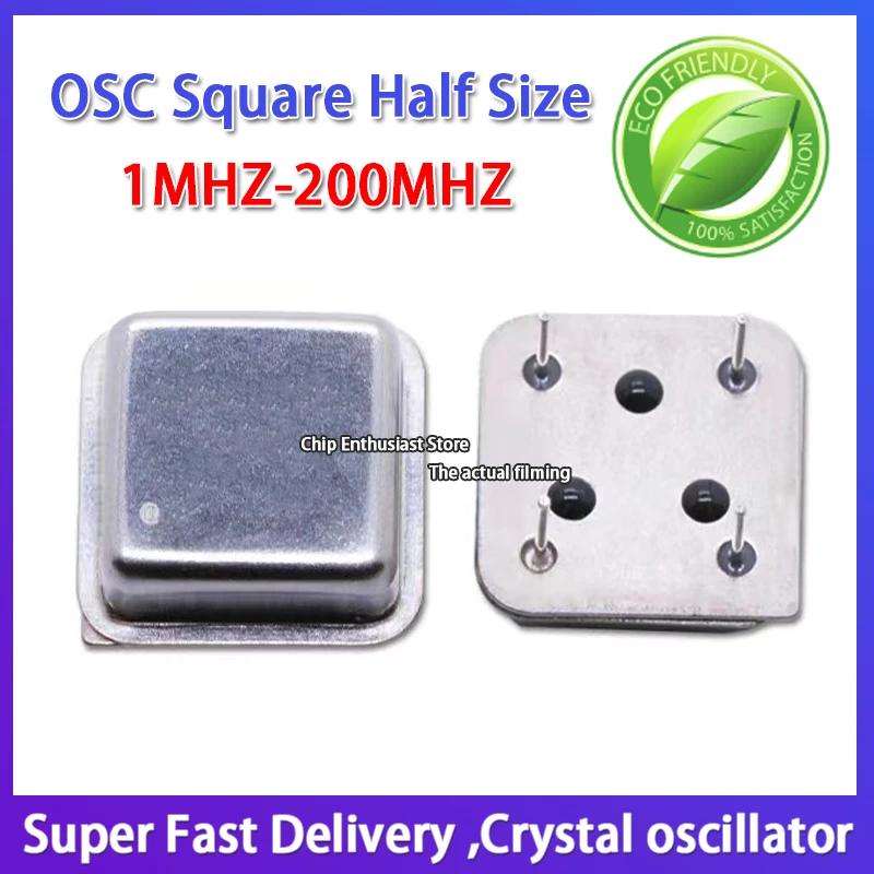 5pcs In line active crystal oscillator square 6.144m 6.144mhz 6m 4-pin half size 3.3V clock oscillator